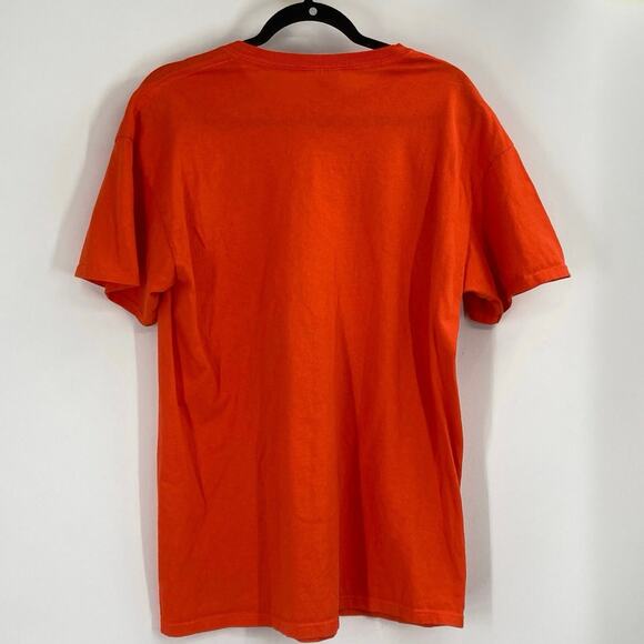 Halloween Orange Jack O Lantern Heavy Cotton Tee Size Large Women’s - Picture 2 of 6